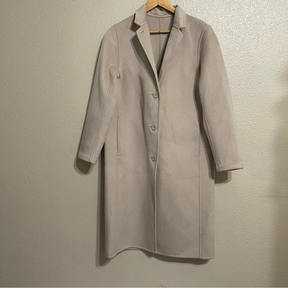 Uniqlo Double Face wool blend Long Coat - Picture 2 of 14